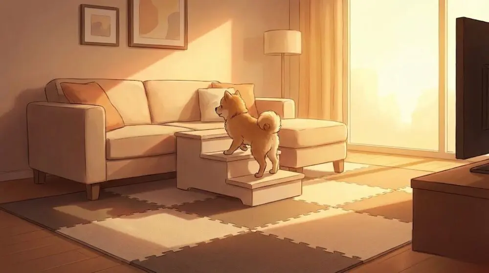 小型犬に多い膝蓋骨脱臼を防ぐ住まいの工夫