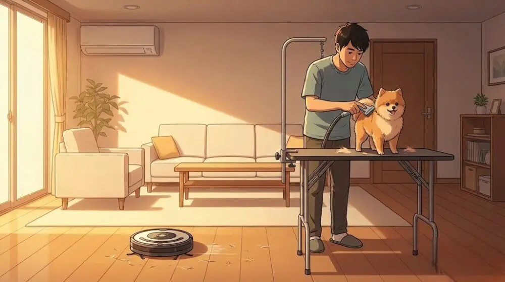 ポメプーの抜け毛を抑える正しいケアと最新掃除術