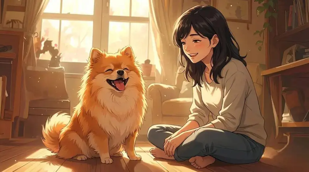 元保護犬ポメラニアンとの「幸せな明日」をつくる。