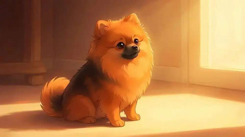 ポメラニアンのオレンジへの変化！子犬の黒い毛が消える時期と見分け方