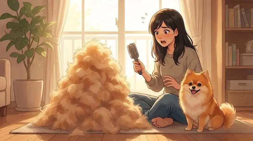 抜け毛がひどい時のブラッシング